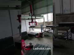 PLC Control Clamp End Gripper Mesin Pengungsian dan Pemuatan dengan Keuntungan Pelletizing Otomatis