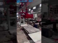Mesin Lengan Robot Ganda untuk Pemuatan dan Pembongkaran Otomatis Slab dan Bata dengan Sistem Hisap dan Penjepit