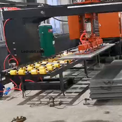Otomatis 600Mm Loading and Unloading System 300kg Kapasitas Batu Slab Mesin