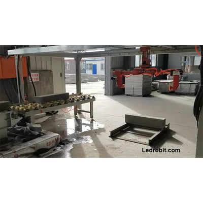 Kotak kontrol independen Alat pengisian dan pengungkapan penjepit palletisasi otomatis