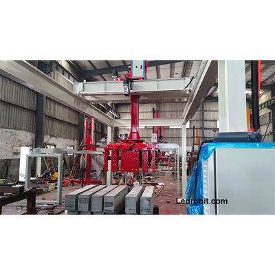300Kg - 3000KG Sistem Palletizing Palletizing Robot Solusi Palletizing Robot yang dapat disesuaikan