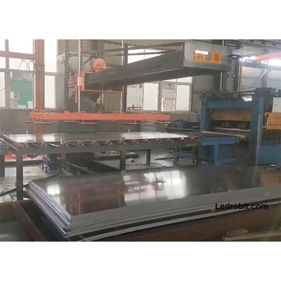Mesin Pemuatan dan Pengungkapan Plat Aluminium Otomatis Pengungkapan Conveyor
