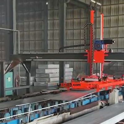 Mesin Palletizing Lantai Otomatis Palletizer Otomatis Pengiriman Custom