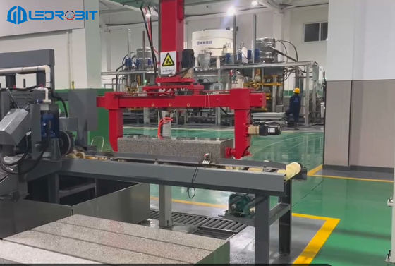 Mesin Palletizer Curbstone Otomatis Untuk Curbstone Jalur Produksi Otomatis Hemat Biaya Curbstone