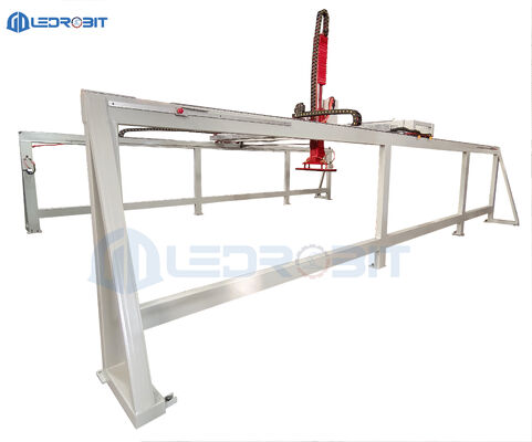 Pemasok Robot China Pemuat Otomatis Pembongkar Otomatis untuk Multi-stasiun Penutup pada Lini Produksi Batu Granit Marmer Batu Rekayasa Papan Busa Tahan Guncangan